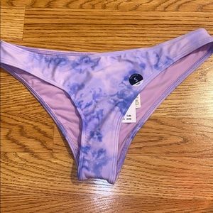 Purple tie dye bottoms(tagged)